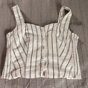 Sleeveless Crop Top - Size M
